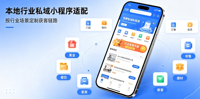 合肥小程序开发私域引流方案,企业门店如何用小程序留住精准客户