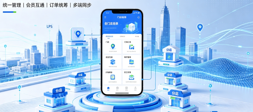 合肥多门店连锁小程序开发方案，同城商家线上统一管理落地教程