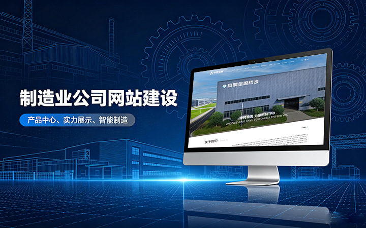 合肥制造业公司官网建设_工厂企业网站设计制作